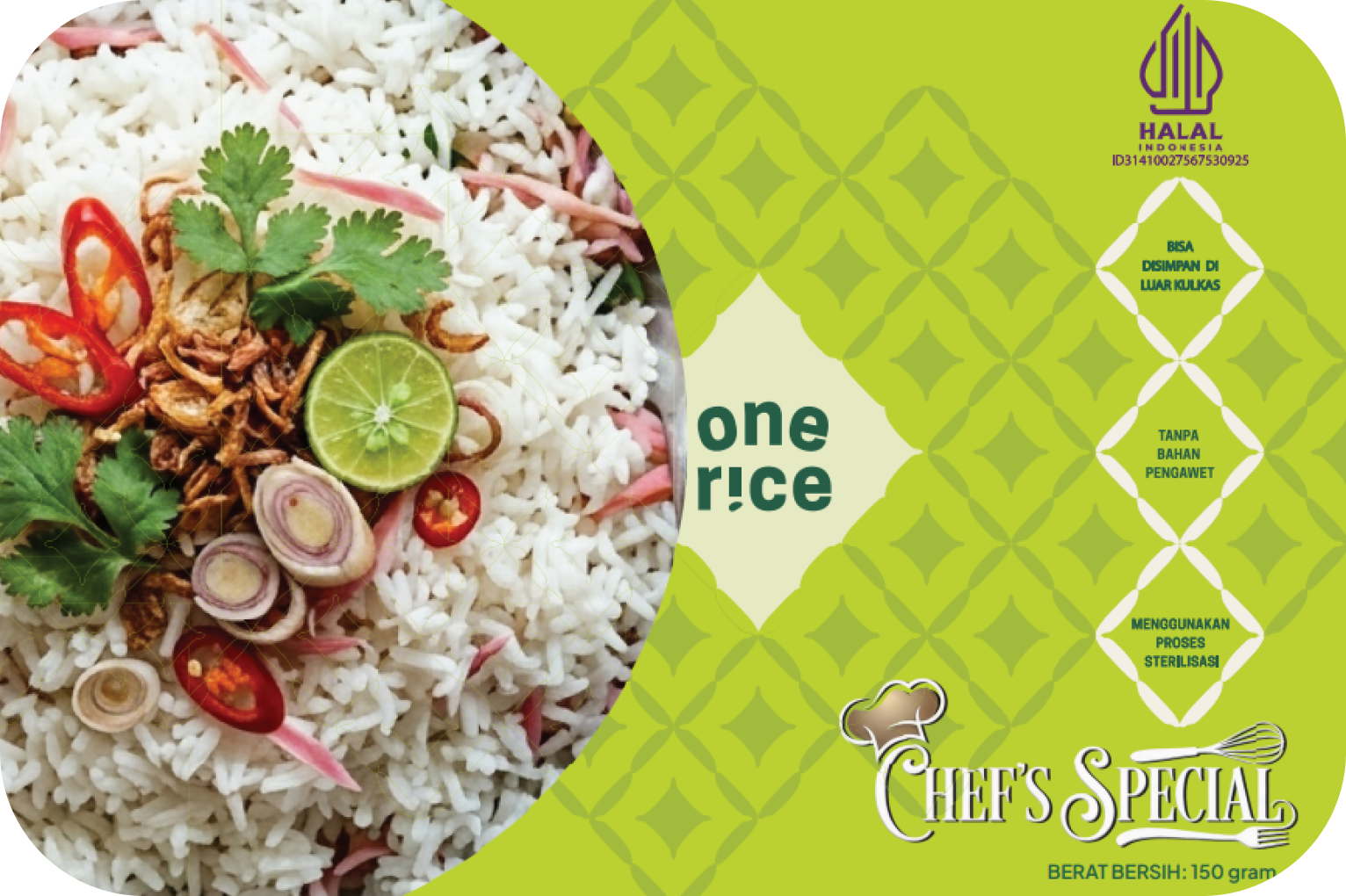 OneRice Chef's Special — Nasi Goreng Kecombrang package